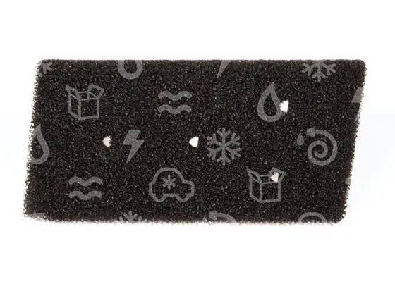 filtr sušičky WHIRLPOOL, molitan, 230 x 115 x 15 mm